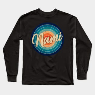 Personalized Name Nami Classic Styles Birthday Anime Long Sleeve T-Shirt